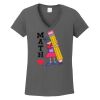 Ladies Heavy Cotton ™ 100% Cotton V Neck T Shirt Thumbnail