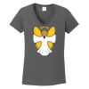 Ladies Heavy Cotton ™ 100% Cotton V Neck T Shirt Thumbnail