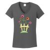 Ladies Heavy Cotton ™ 100% Cotton V Neck T Shirt Thumbnail