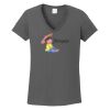 Ladies Heavy Cotton ™ 100% Cotton V Neck T Shirt Thumbnail