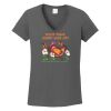 Ladies Heavy Cotton ™ 100% Cotton V Neck T Shirt Thumbnail