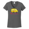 Ladies Heavy Cotton ™ 100% Cotton V Neck T Shirt Thumbnail