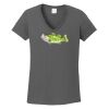 Ladies Heavy Cotton ™ 100% Cotton V Neck T Shirt Thumbnail