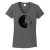 Ladies Heavy Cotton ™ 100% Cotton V Neck T Shirt Thumbnail