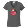Ladies Heavy Cotton ™ 100% Cotton V Neck T Shirt Thumbnail