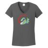 Ladies Heavy Cotton ™ 100% Cotton V Neck T Shirt Thumbnail