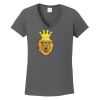 Ladies Heavy Cotton ™ 100% Cotton V Neck T Shirt Thumbnail