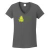 Ladies Heavy Cotton ™ 100% Cotton V Neck T Shirt Thumbnail