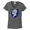 Ladies Heavy Cotton ™ 100% Cotton V Neck T Shirt Thumbnail
