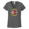 Ladies Heavy Cotton ™ 100% Cotton V Neck T Shirt Thumbnail