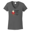 Ladies Heavy Cotton ™ 100% Cotton V Neck T Shirt Thumbnail