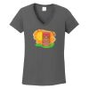 Ladies Heavy Cotton ™ 100% Cotton V Neck T Shirt Thumbnail