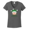 Ladies Heavy Cotton ™ 100% Cotton V Neck T Shirt Thumbnail