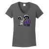 Ladies Heavy Cotton ™ 100% Cotton V Neck T Shirt Thumbnail
