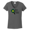 Ladies Heavy Cotton ™ 100% Cotton V Neck T Shirt Thumbnail