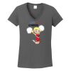 Ladies Heavy Cotton ™ 100% Cotton V Neck T Shirt Thumbnail