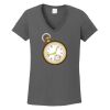 Ladies Heavy Cotton ™ 100% Cotton V Neck T Shirt Thumbnail