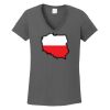 Ladies Heavy Cotton ™ 100% Cotton V Neck T Shirt Thumbnail