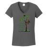 Ladies Heavy Cotton ™ 100% Cotton V Neck T Shirt Thumbnail
