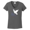 Ladies Heavy Cotton ™ 100% Cotton V Neck T Shirt Thumbnail