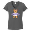 Ladies Heavy Cotton ™ 100% Cotton V Neck T Shirt Thumbnail