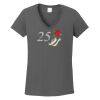 Ladies Heavy Cotton ™ 100% Cotton V Neck T Shirt Thumbnail