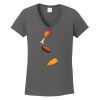 Ladies Heavy Cotton ™ 100% Cotton V Neck T Shirt Thumbnail