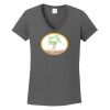 Ladies Heavy Cotton ™ 100% Cotton V Neck T Shirt Thumbnail