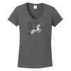 Ladies Heavy Cotton ™ 100% Cotton V Neck T Shirt Thumbnail
