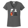 Ladies Heavy Cotton ™ 100% Cotton V Neck T Shirt Thumbnail