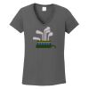 Ladies Heavy Cotton ™ 100% Cotton V Neck T Shirt Thumbnail