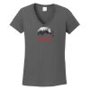 Ladies Heavy Cotton ™ 100% Cotton V Neck T Shirt Thumbnail