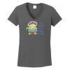 Ladies Heavy Cotton ™ 100% Cotton V Neck T Shirt Thumbnail