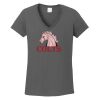Ladies Heavy Cotton ™ 100% Cotton V Neck T Shirt Thumbnail
