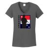 Ladies Heavy Cotton ™ 100% Cotton V Neck T Shirt Thumbnail