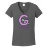 Ladies Heavy Cotton ™ 100% Cotton V Neck T Shirt Thumbnail