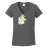 Ladies Heavy Cotton ™ 100% Cotton V Neck T Shirt Thumbnail