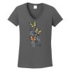 Ladies Heavy Cotton ™ 100% Cotton V Neck T Shirt Thumbnail