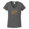 Ladies Heavy Cotton ™ 100% Cotton V Neck T Shirt Thumbnail