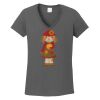 Ladies Heavy Cotton ™ 100% Cotton V Neck T Shirt Thumbnail