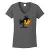 Ladies Heavy Cotton ™ 100% Cotton V Neck T Shirt Thumbnail