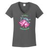 Ladies Heavy Cotton ™ 100% Cotton V Neck T Shirt Thumbnail