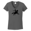 Ladies Heavy Cotton ™ 100% Cotton V Neck T Shirt Thumbnail