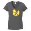 Ladies Heavy Cotton ™ 100% Cotton V Neck T Shirt Thumbnail