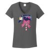 Ladies Heavy Cotton ™ 100% Cotton V Neck T Shirt Thumbnail