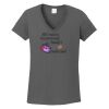 Ladies Heavy Cotton ™ 100% Cotton V Neck T Shirt Thumbnail