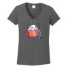 Ladies Heavy Cotton ™ 100% Cotton V Neck T Shirt Thumbnail