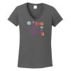 Ladies Heavy Cotton ™ 100% Cotton V Neck T Shirt Thumbnail
