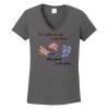 Ladies Heavy Cotton ™ 100% Cotton V Neck T Shirt Thumbnail