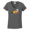 Ladies Heavy Cotton ™ 100% Cotton V Neck T Shirt Thumbnail